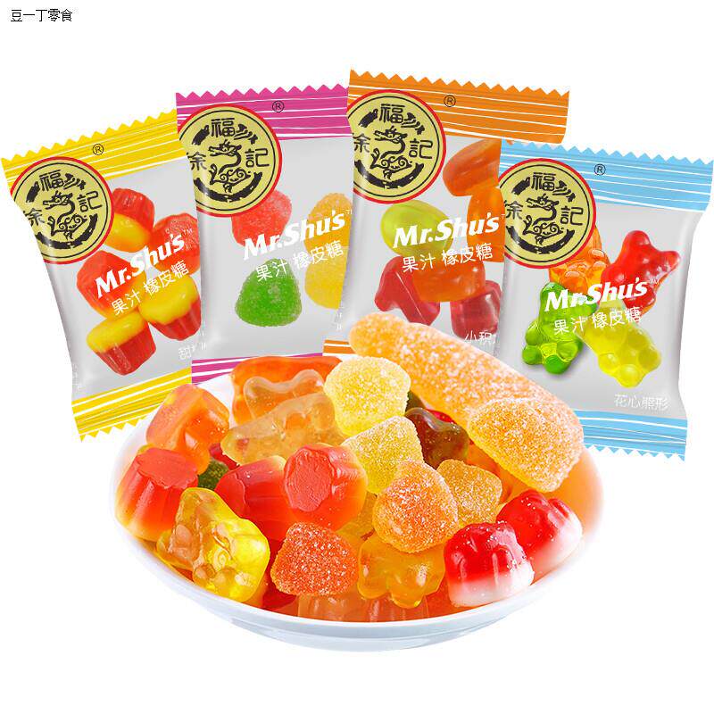 徐福记 混合口味浓缩果汁软糖橡皮糖可爱嚼劲水果糖新鲜甜度-DB怎么样,好用不?