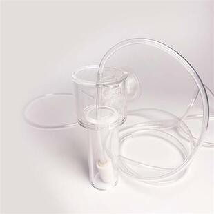 鱼缸防飞溅溶氧器亚克力水晶玻璃增氧防水溅罩防水沫飞沫气泡石