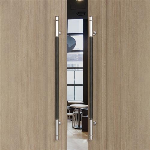 中式玻璃大门把手木质门把手定制包厢酒店铺推拉门不锈钢门大拉手