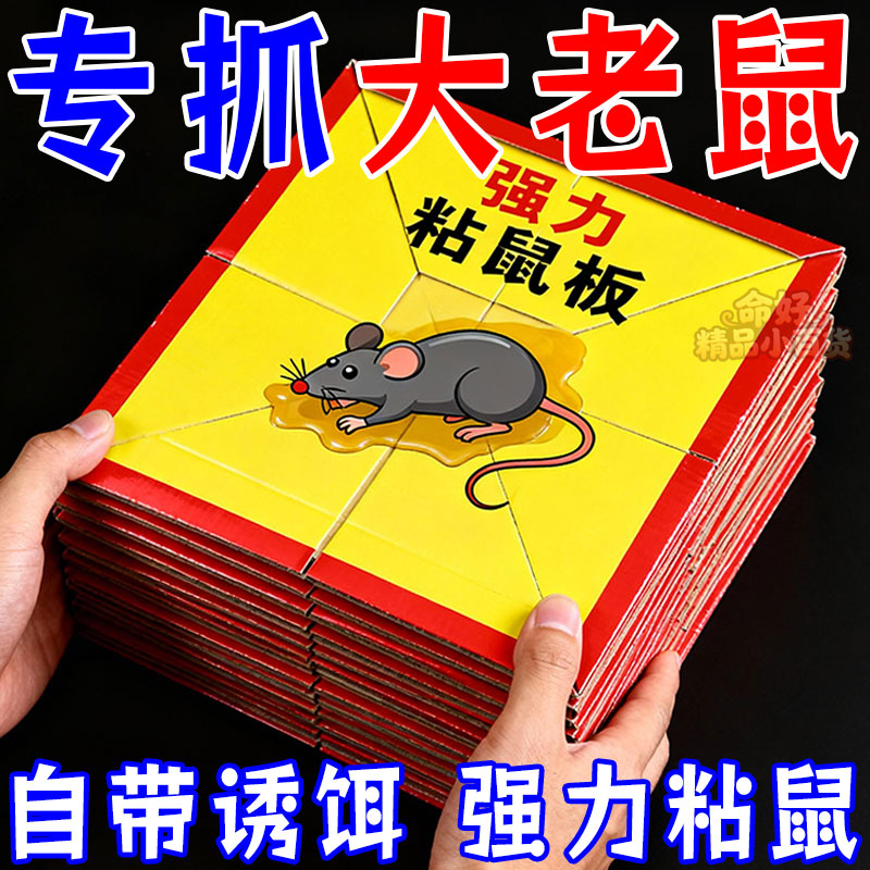 强力粘鼠板家用仓库厨房灭鼠神器