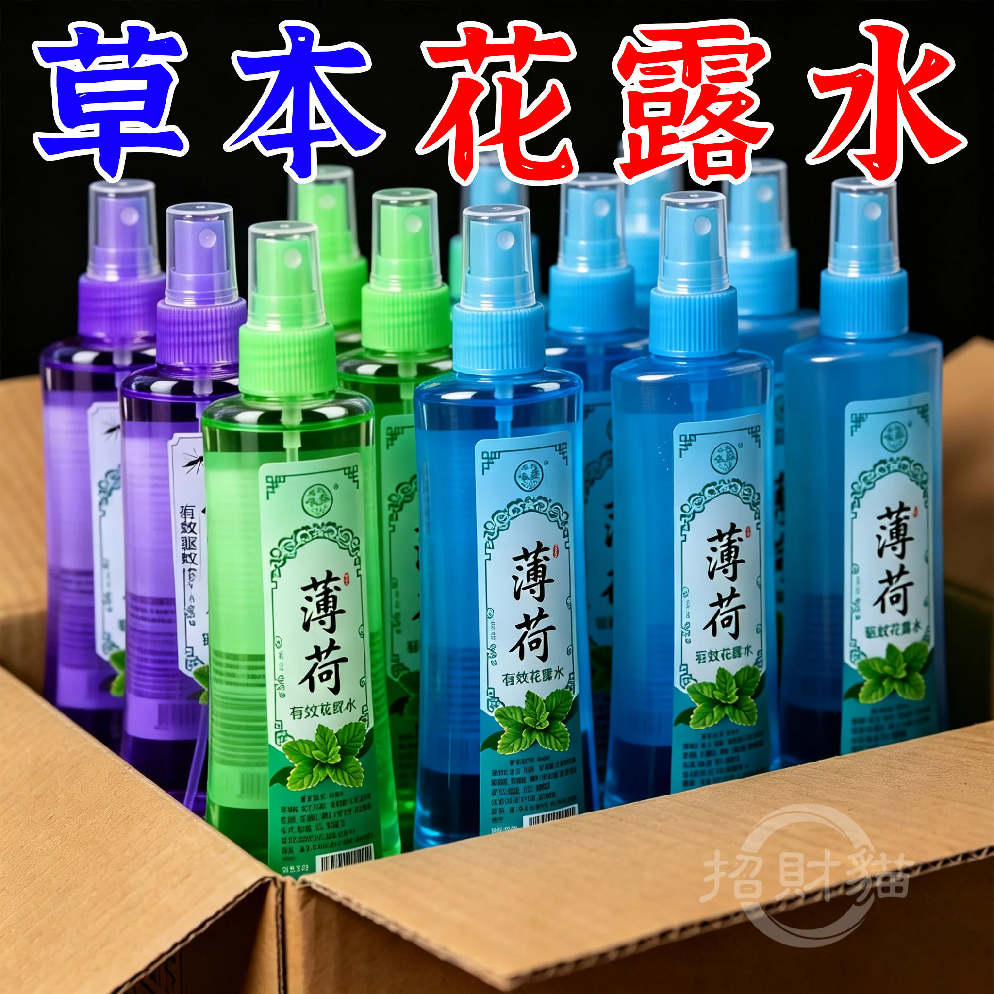 大瓶清凉花露水防蚊虫叮咬清香型成人儿童夏季清凉花露水防蚊水