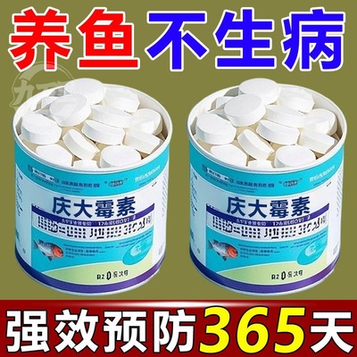 庆大霉素鱼病专用药烂身烂尾白点白毛掉磷蒙眼杀菌消炎康复消毒药
