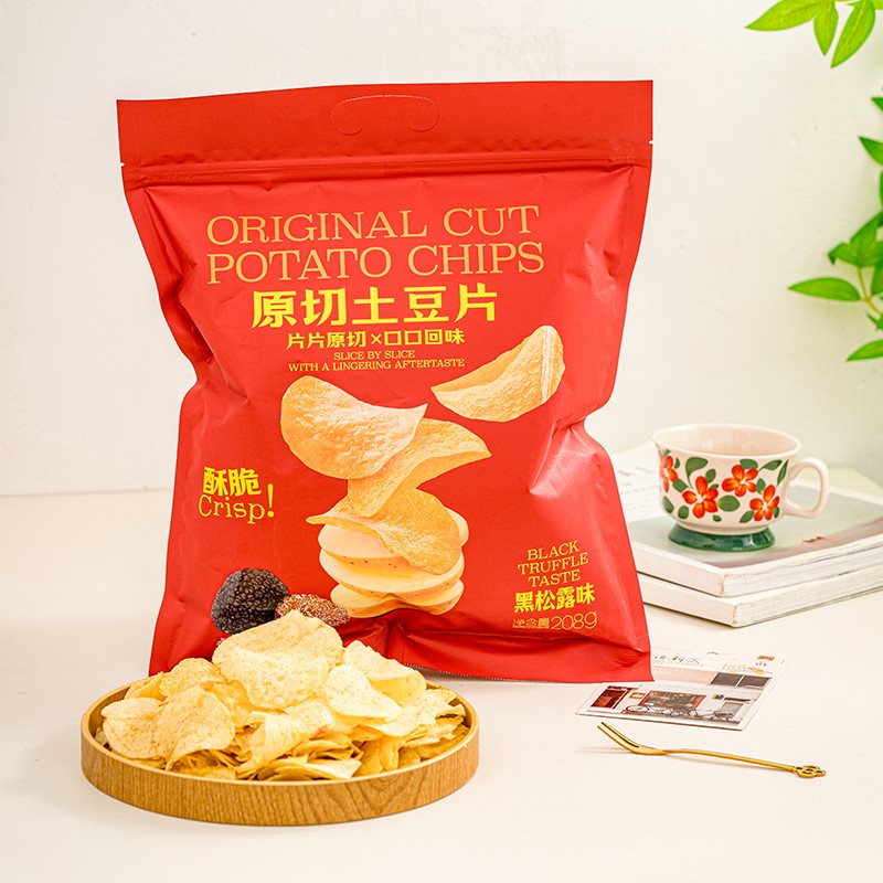 馋小智原切土豆片208g0胆固膨化食品大礼包