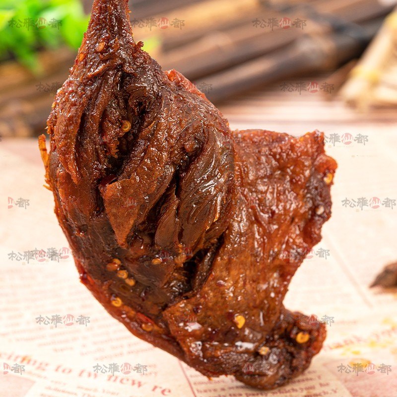 松雅仙都香辣大鸭腿湖南特产卤味熟肉开袋即食解馋休闲零食专属