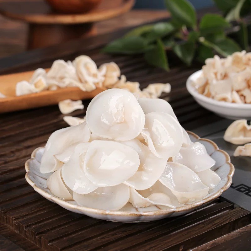 【净重500g】白玉木耳精选东北白玉木耳干货农家美食无根肉厚脆嫩