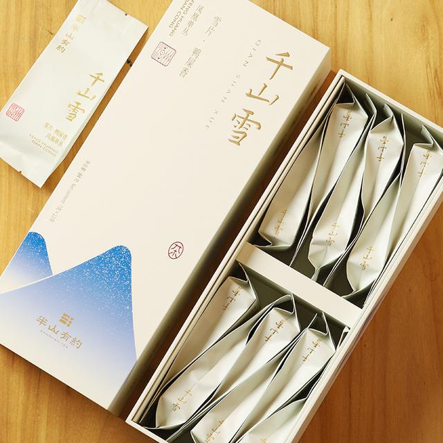 半山有约【千山雪】潮州凤凰单丛茶六雪雪片鸭屎香茶特色茶叶礼盒