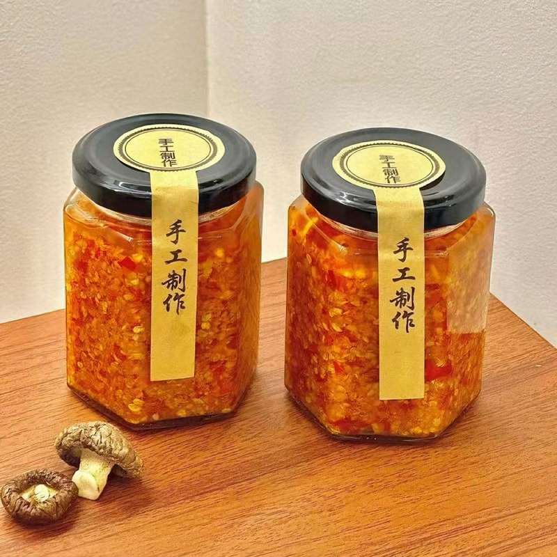 下饭同学广东肠粉猪脚饭同款手工潮汕辣椒酱农家自制蒜蓉辣椒酱