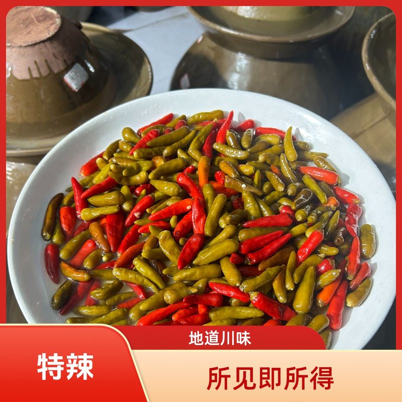 (特辣)青红泡椒腌辣椒重庆农家即食下饭菜正宗老坛腌辣椒酸辣椒