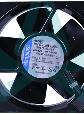 新款4656Z 工业风扇12038变频器进口散热风机 220V耐高温风扇包邮