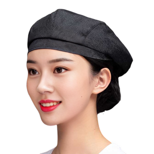 厨师帽子男酒店西餐厅餐饮饭店奶茶火锅店厨房服务员专用工作帽女