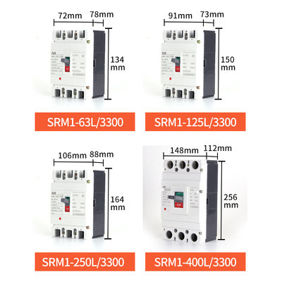 上海人民CM1塑壳断路器10270047NM1 MM1-10A25A400A6300A三相三0R