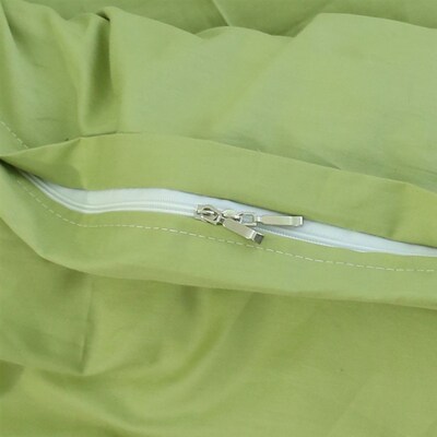 精选绿色被套单件100%全棉被罩200230双人学生宿舍床上150200