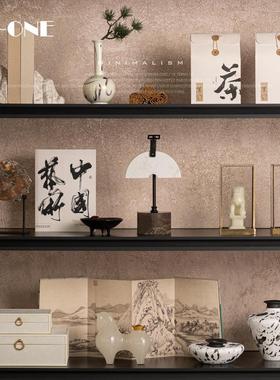 宋代美学高端会所办公室陈列摆放工艺品家居装饰品茶室新中式摆件