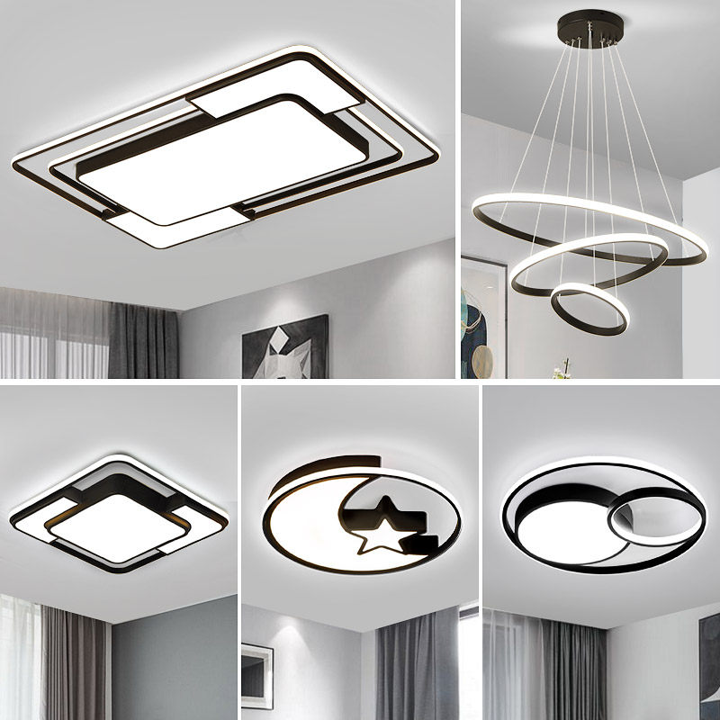 北欧灯具组合套餐led客厅led吸顶灯现代简约超薄大气全屋套装大全