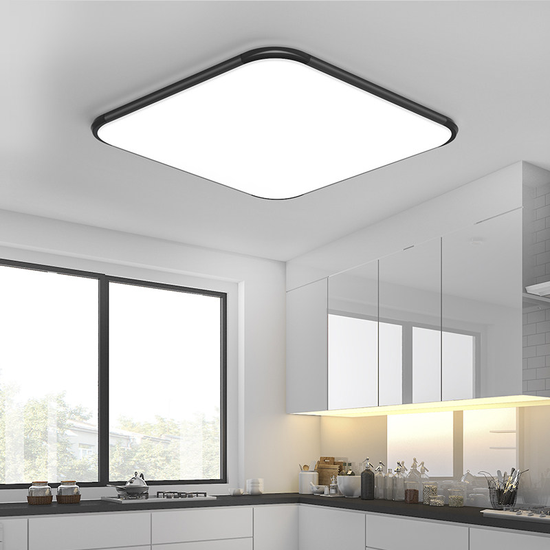厨房吸顶灯led超薄 高品质玄关走廊阳台灯餐厅简约现代正方形灯具