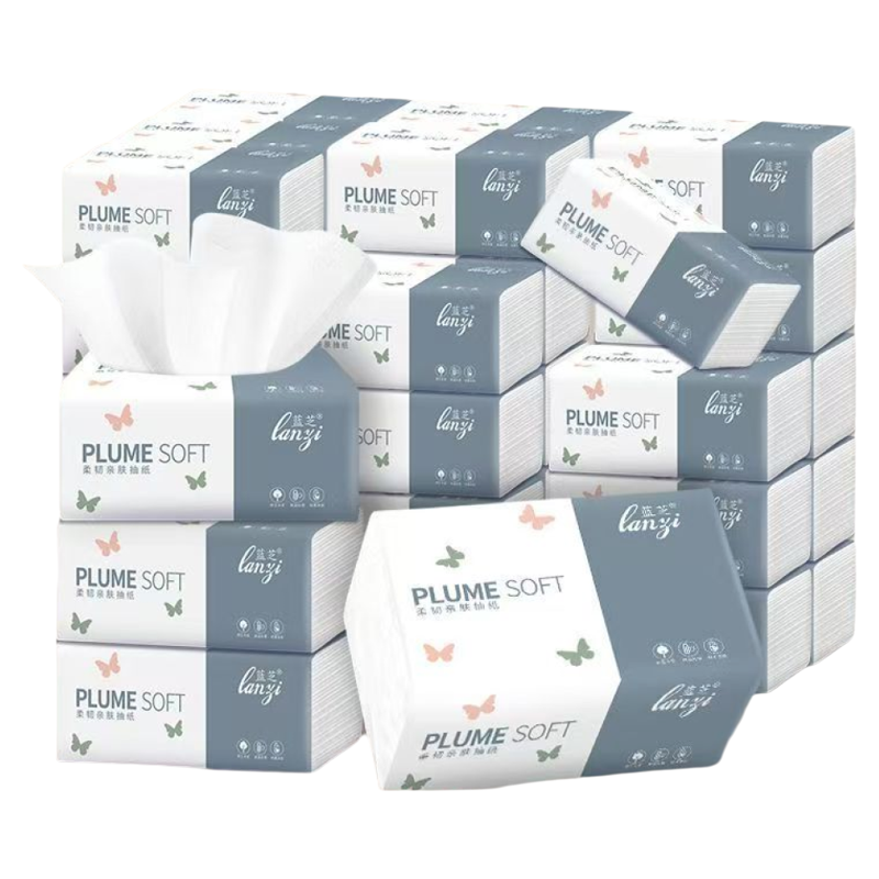 实惠餐巾纸抽取式卫生纸家用纸巾面巾纸卫生纸擦学生用纸一分钱一