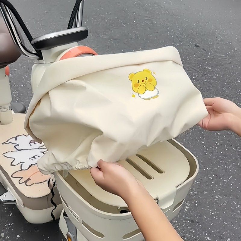 电动车筐子防晒防雨罩通用款电瓶车防水防尘保护罩适用于雅迪爱玛