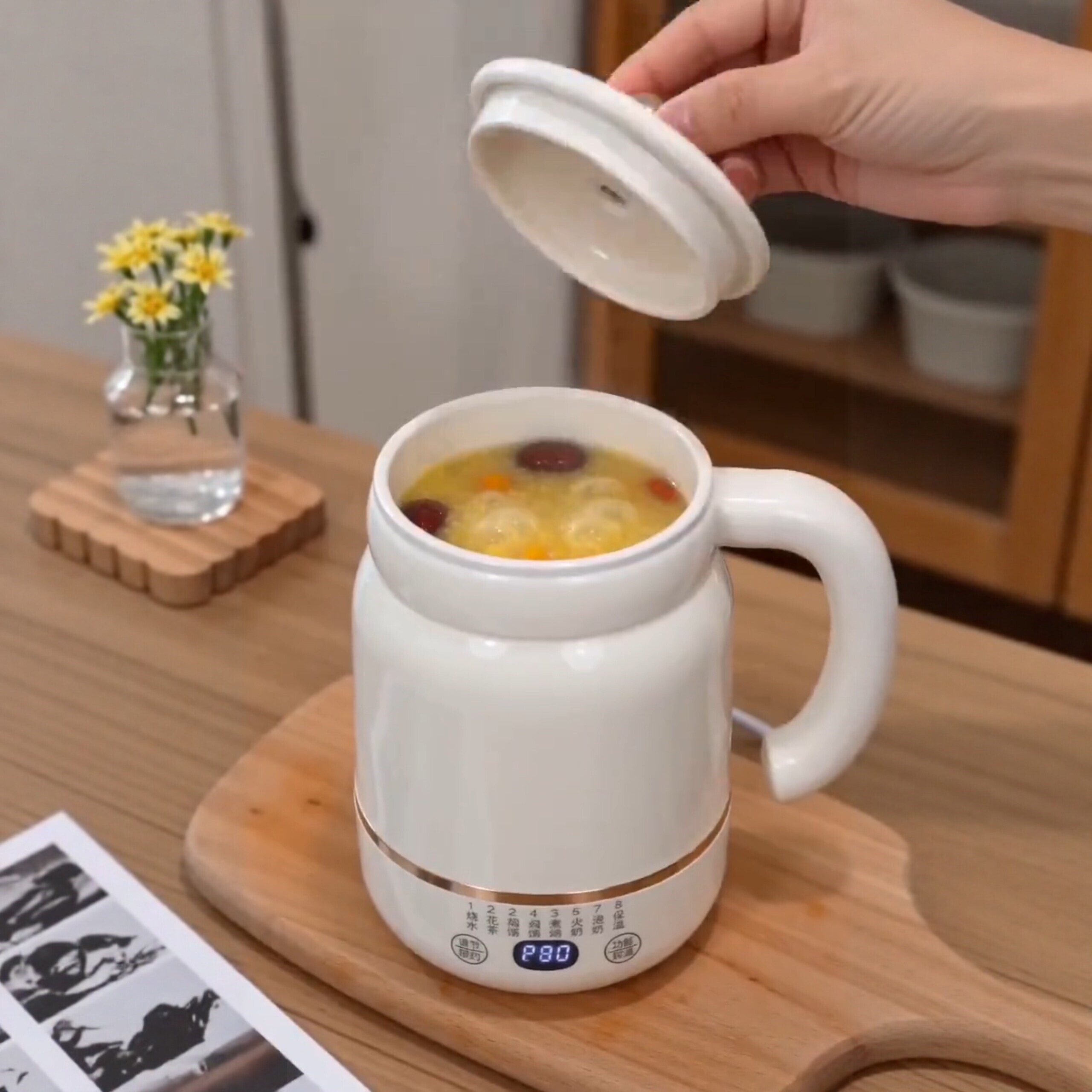 多功能电炖杯煮粥专用锅小型便携式一人电煮杯加热保温早餐养生杯