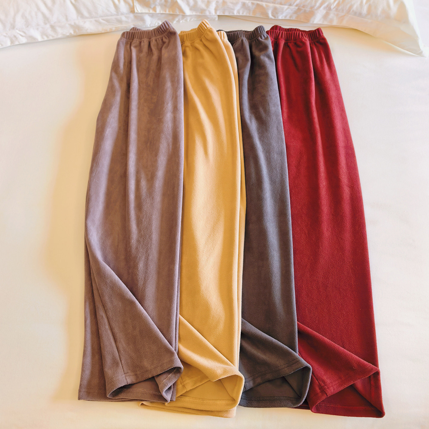 摇粒绒百搭长裤女冬季