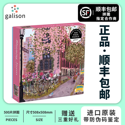 【美国进口】繁花盛开的街道拼图