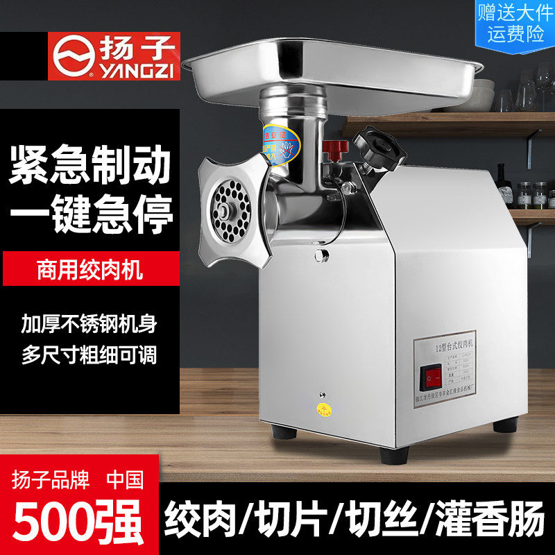 德国进口绞肉机商用立式不锈钢电动大功率多功能家用绞馅灌香肠机