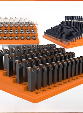 加工中心铣刀收纳箱数控刀具收纳箱数控Er20Er25Er32气缸夹收纳架