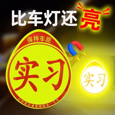 新手上路贴纸女司机汽车贴纸