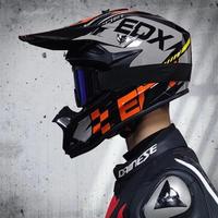 新款EBEY越野盔电动车头盔男女个性拉力盔山地非摩托车赛道街车全