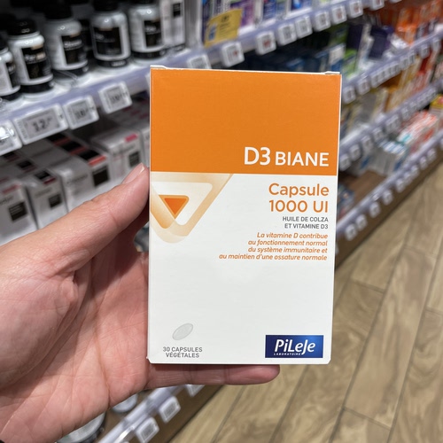 法国版PiLeJe  D3 biane鱼油含Omg3和维生素D3