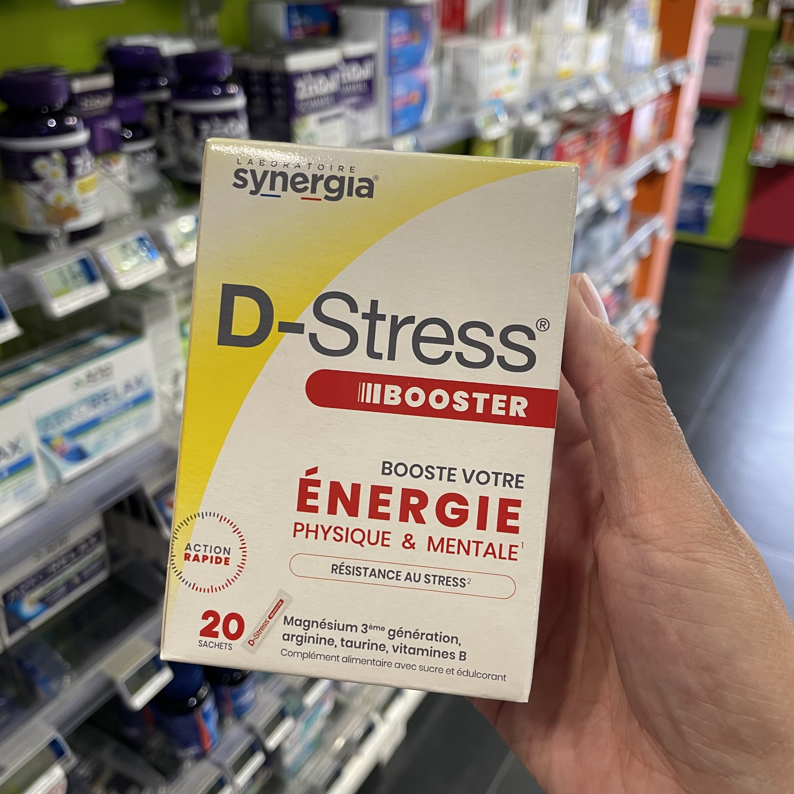 法国Synergie D-Stress缓解压力 增加身体和精神能量20袋/30袋