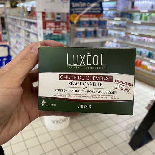 法国本土版luxeol 丰盈 防掉发 增加头发密度 膳食补充剂90粒