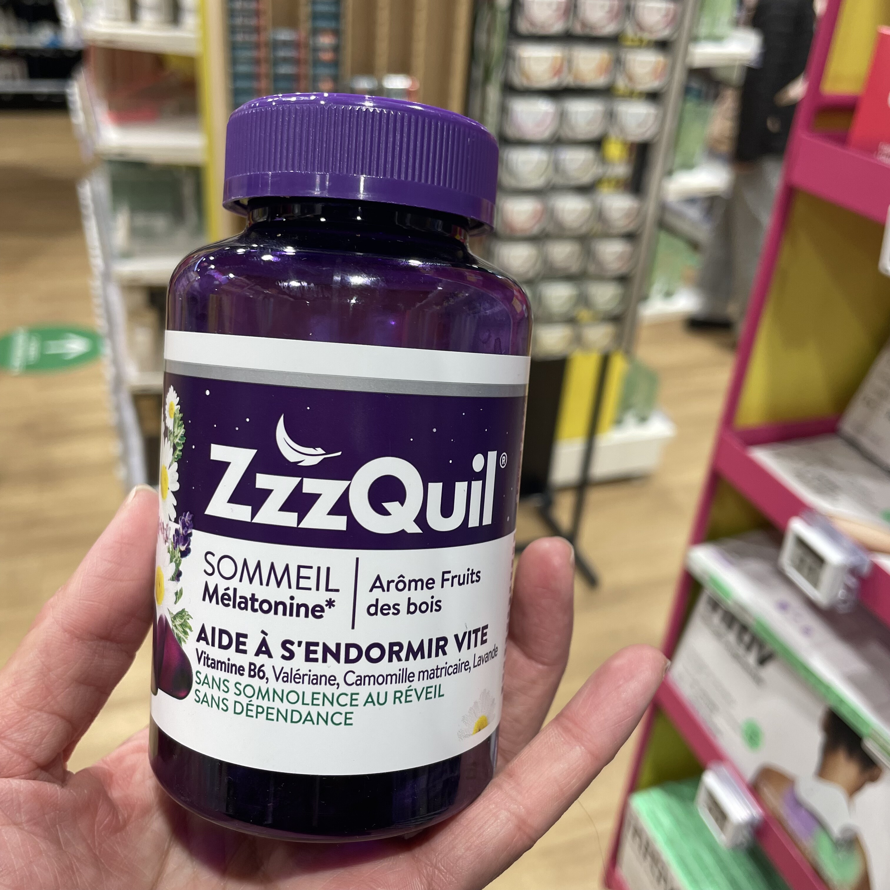 现货 新包装法国本土版 原装进口ZzzQuil天然褪黑素助眠 60粒