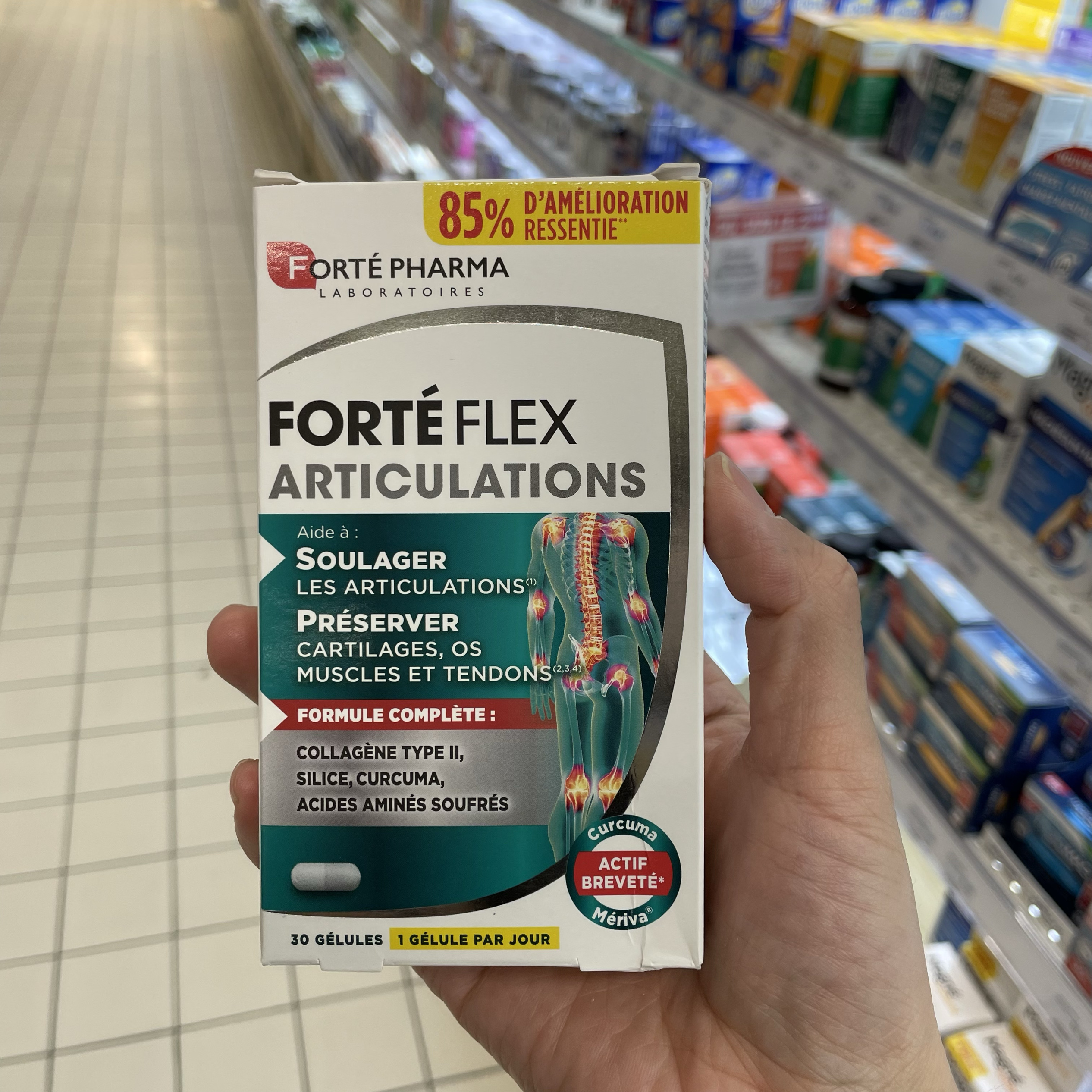 法国版Fortepharma Flex缓解关节并保护软骨/骨骼/肌肉/肌腱 30粒