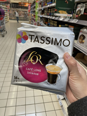 法国版TASSIMO胶囊咖啡美式咖啡重度烘焙16杯适用博世咖啡机