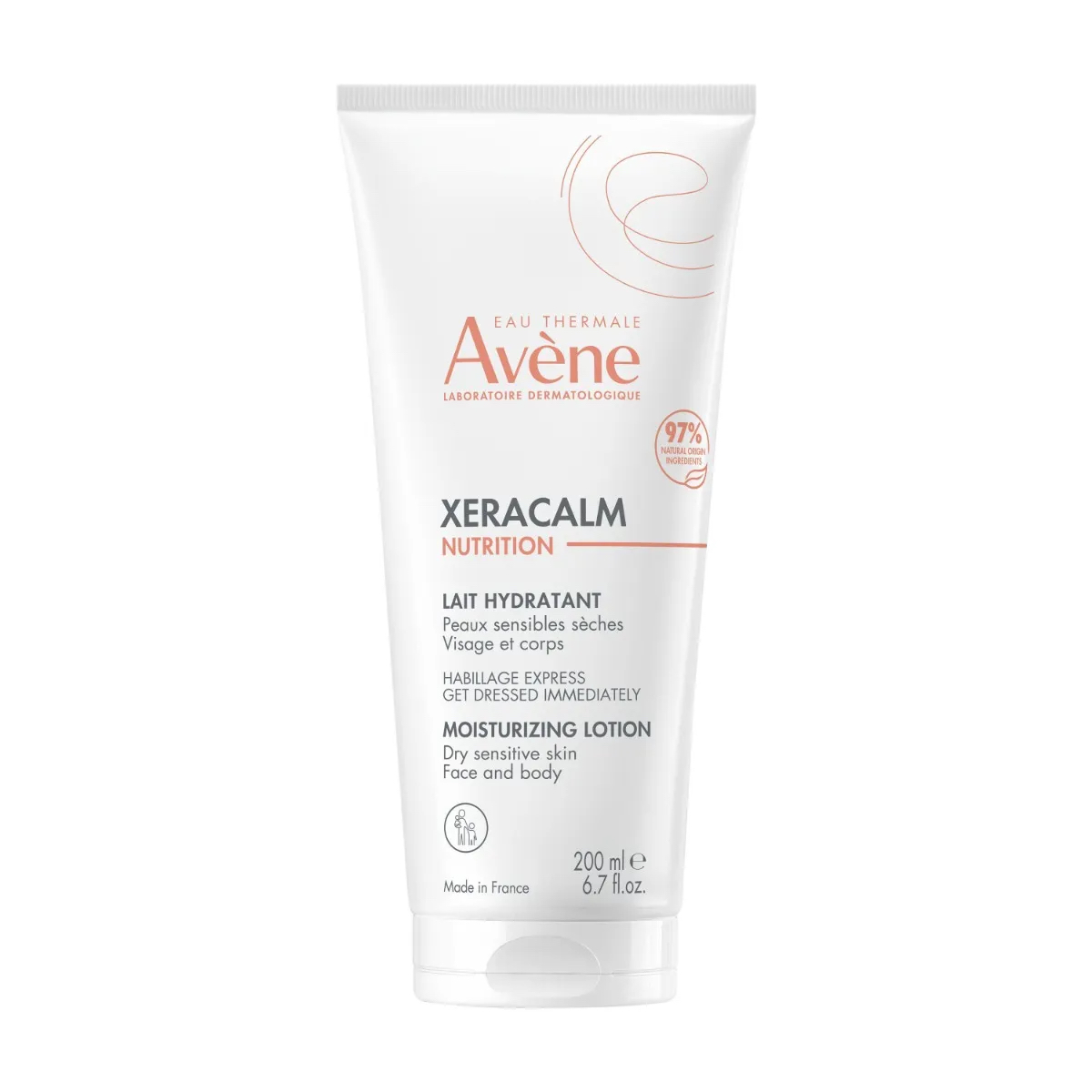 法国版Avene Xeracalm lait三重保湿清透乳补水保湿滋润舒缓肌肤