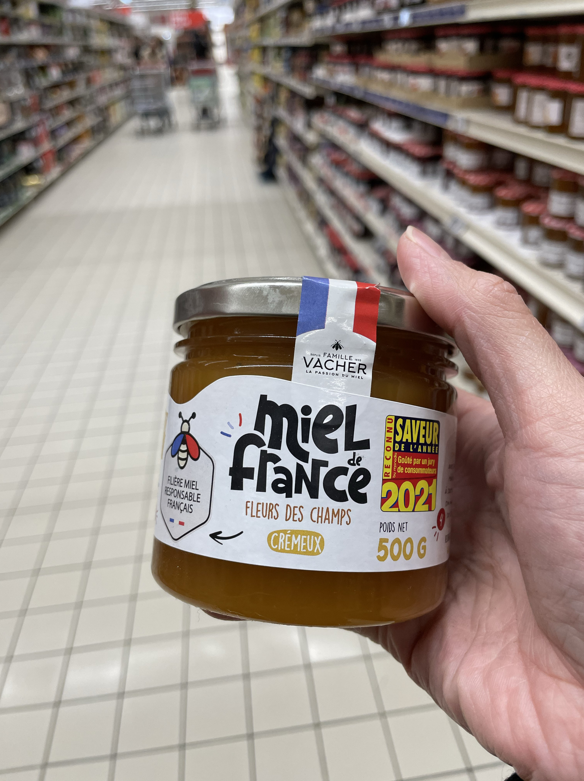 法国版Miel France蜂蜜miel de champs 500g 获2021年zui佳味道奖