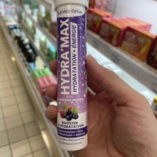 法国版Santarom泡腾片维c冲饮运动冲剂维生素C增强免疫力