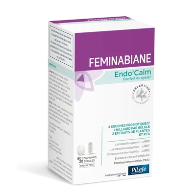 法国版Pileje Feminabiane Endo'calm 调理月经周期 缓解不适
