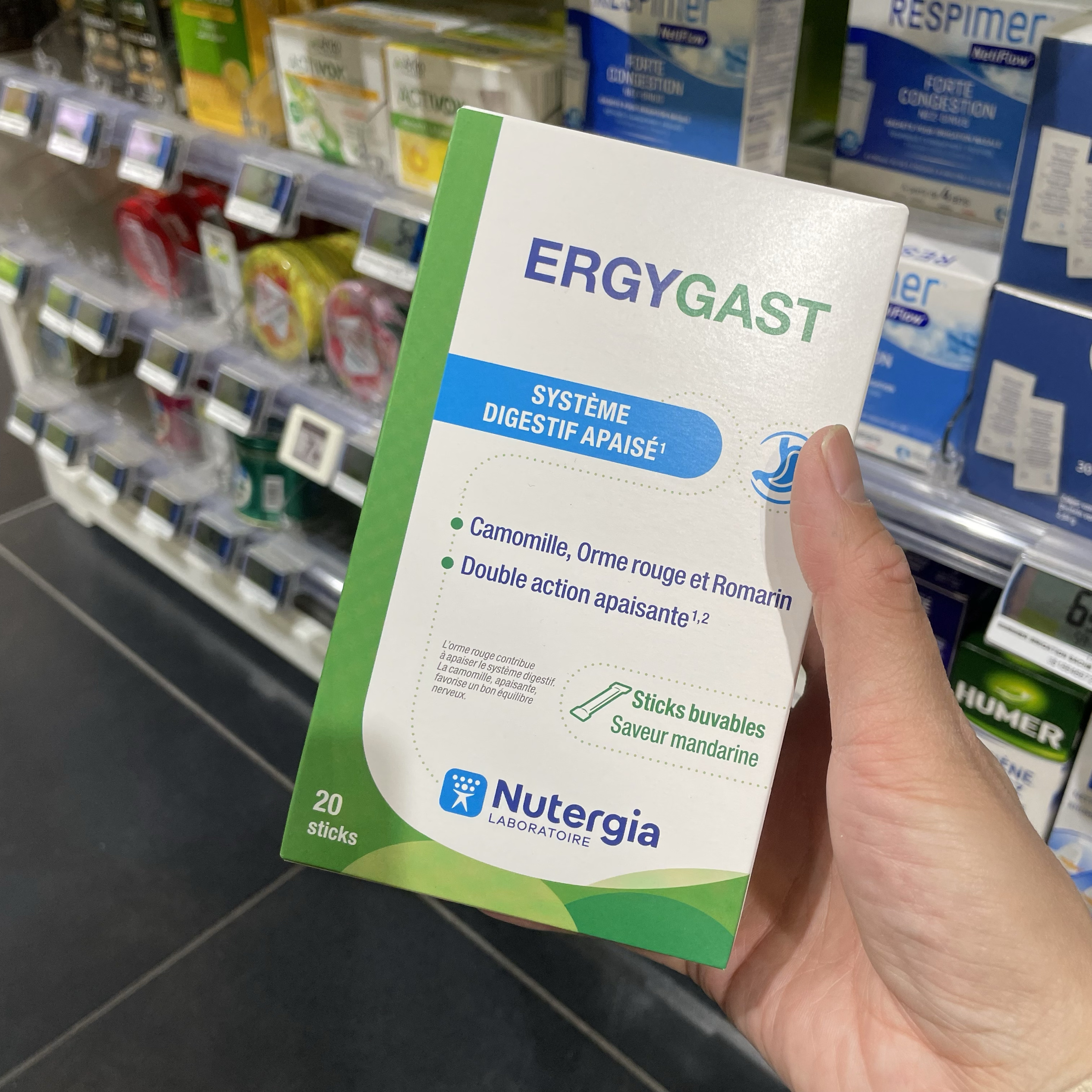 法国版Nutergia systeme舒缓消化系统 缓解肠胃部不适20条