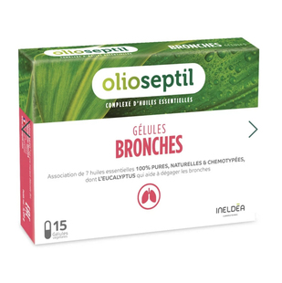 现货 法国版olioseptil清肺胶囊清洁呼吸系统15粒秋冬季肺部保养