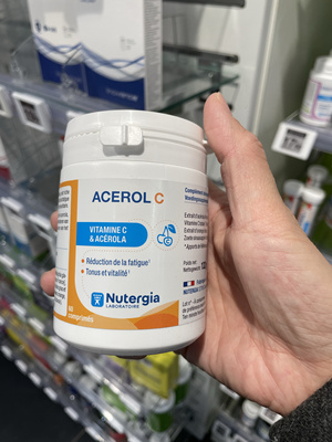 法国本土版Nutergia vitaminc樱桃维生素C 60片