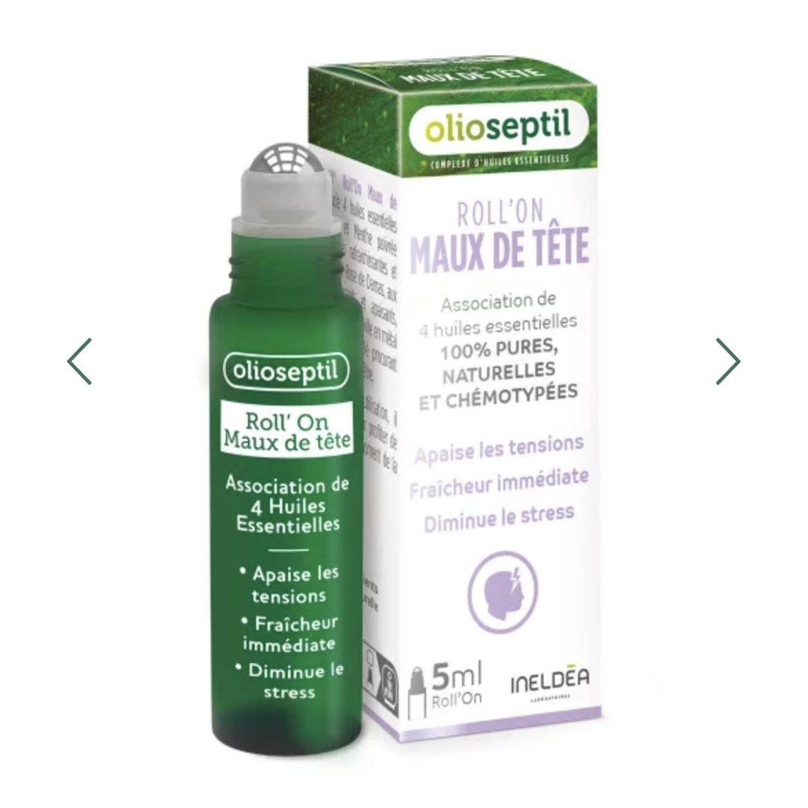 现货 法国本土版 olioseptil maux de tête缓解头疼精油滚珠5ml
