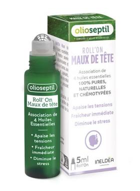 现货 法国本土版 olioseptil maux de tête缓解头疼精油滚珠5ml