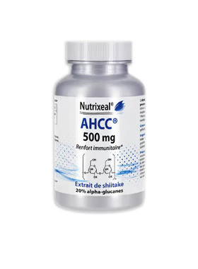 法国版AHCC Nutrixeal500mg 富含20%葡聚糖 hp.v健康60粒