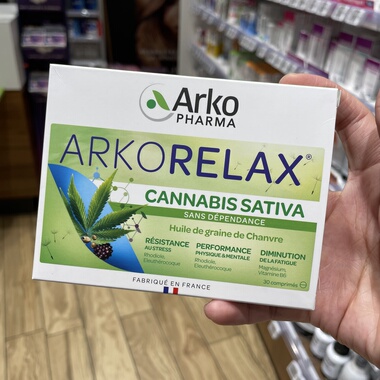 法国本土版Arkopharma  arkorelax放松舒缓 缓解压力和疲惫30片