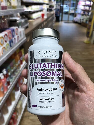 法国BIOCYTE 成人谷胱甘肽胶囊 抗衰抗晒 抗过敏30粒
