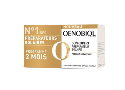 法国本土版 欧诺比oenobiol  sun expert 防晒颗粒口服