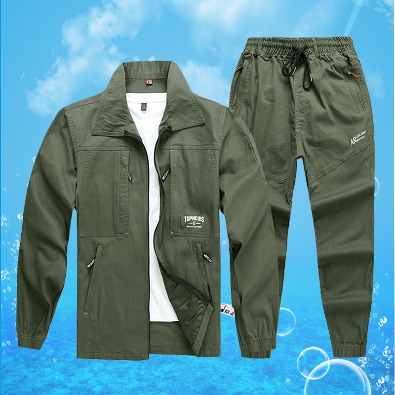 夏季纯棉工作服防烫耐磨劳保服