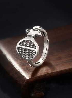 新款中国风精打细算盘戒指韩版复