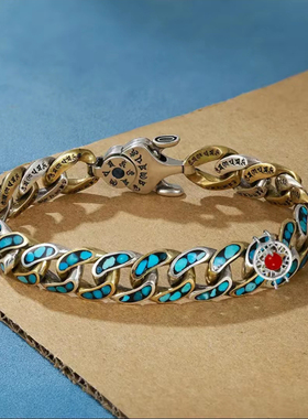 六字真言环套环男女手链